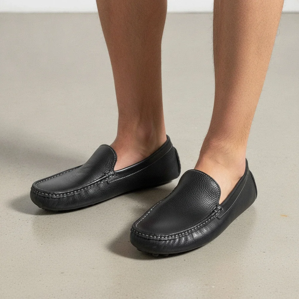 Tod's Black Leather Driver | Men’s 41EU Slip-On Comfort